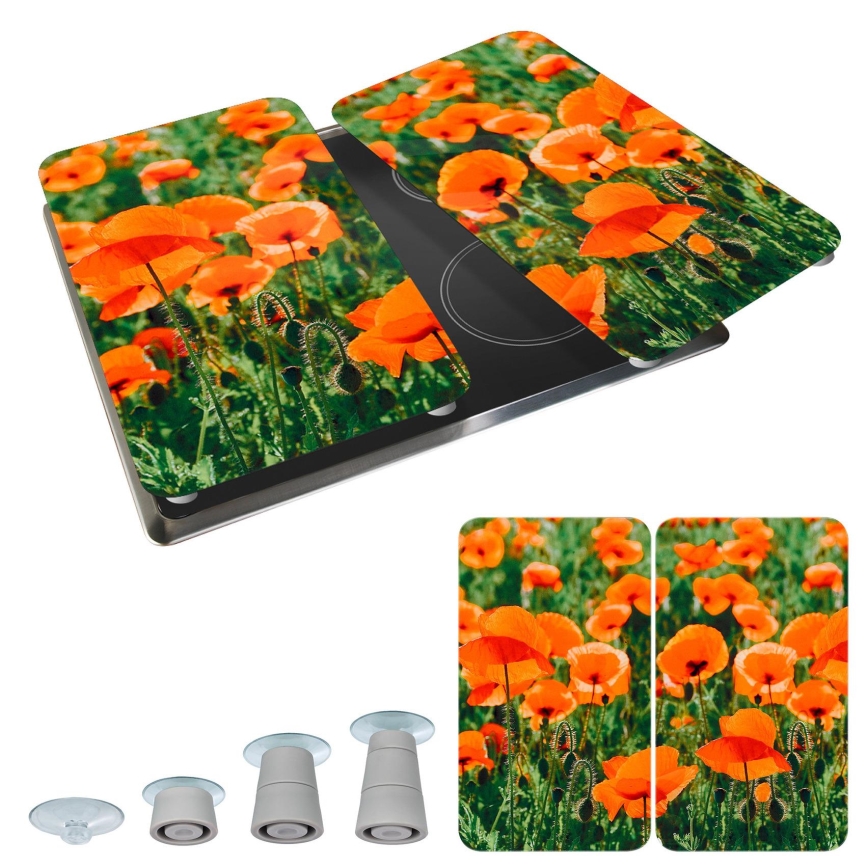 WENKO 2521434500-Afdekplaat BLOEM/PLANT 30x52 cm veelkleurig