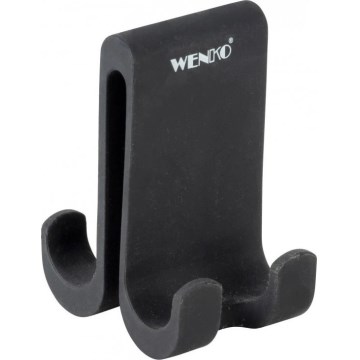 WENKO 25229100-Haak VERNA DUO 5x9,5 cm zwart