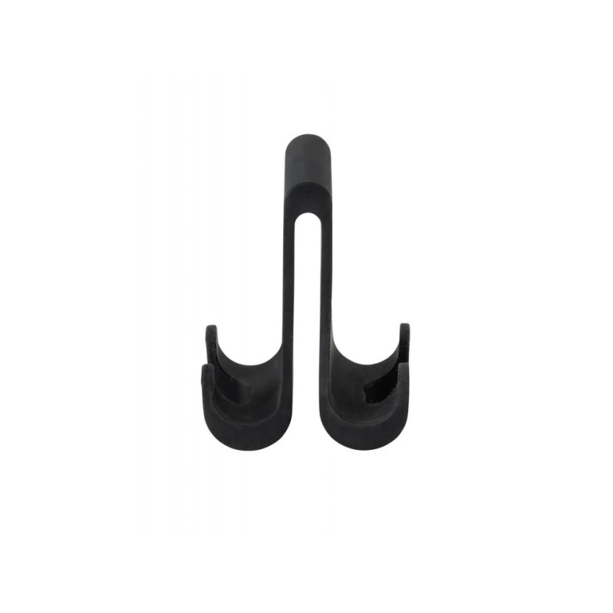 WENKO 25229100-Haak VERNA DUO 5x9,5 cm zwart