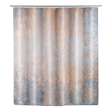 WENKO 25239100 - Douchegordijn AGATE 180x200 cm veelkleurig