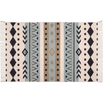 WENKO 25277100-Mat van gerecycled katoen 80x50 cm veelkleurig