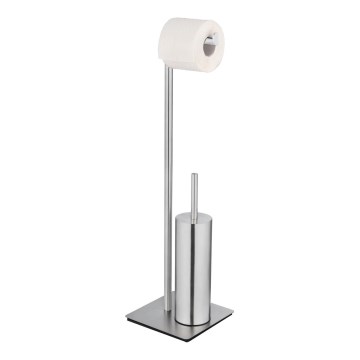 WENKO 25378100 - WC-borstel RECCO 20x71,5 cm satijn