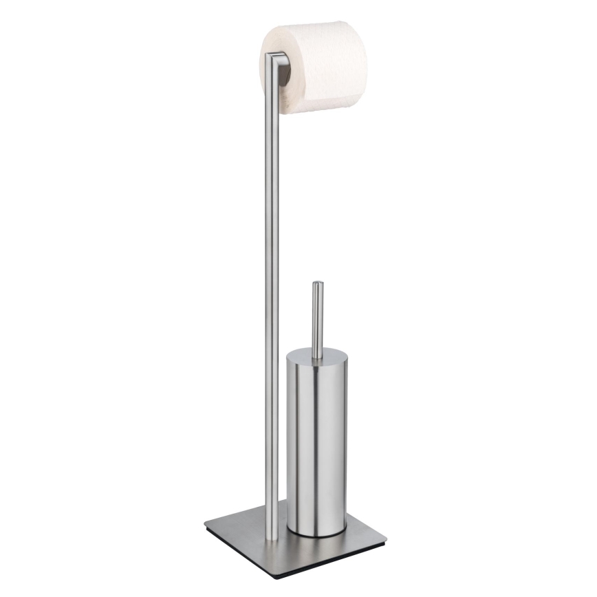WENKO 25378100 - WC-borstel RECCO 20x71,5 cm satijn