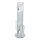 WENKO 25384100 - WC set SULMONA 25x76 cm zilver/zwart