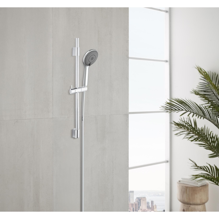 WENKO 25452100 - Doucheset WATERSAVING SYSTEM 70 cm zilver