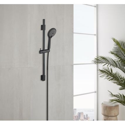 WENKO 25453100 - Doucheset WATERSAVING SYSTEM 70 cm zwart