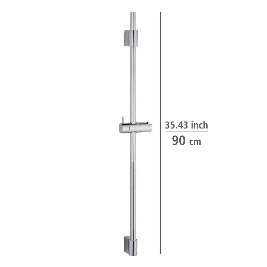 WENKO 25468100 - Douchestang CLASSIC 90 cm glanzend chroom