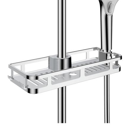 WENKO 25490100 - Wandplank LIBERTÀ 28,5x11,5 cm glanzend chroom