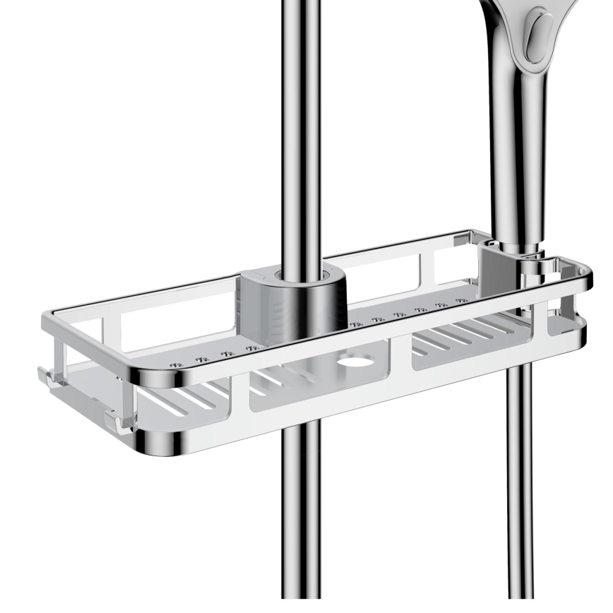 WENKO 25490100 - Wandplank LIBERTÀ 28,5x11,5 cm glanzend chroom