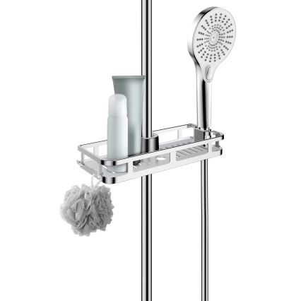 WENKO 25490100 - Wandplank LIBERTÀ 28,5x11,5 cm glanzend chroom