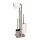 WENKO 25553100 - WC-borstel RIVALTA 18x70 cm beige/zwart