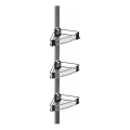 WENKO 25556100-Hoekplank PURIO 35,5x280 cm zilver/grijs