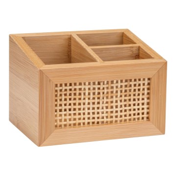 WENKO 25600100 - Organizer ALLEGRE 12x9 cm bruin