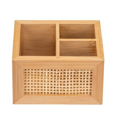WENKO 25600100 - Organizer ALLEGRE 12x9 cm bruin