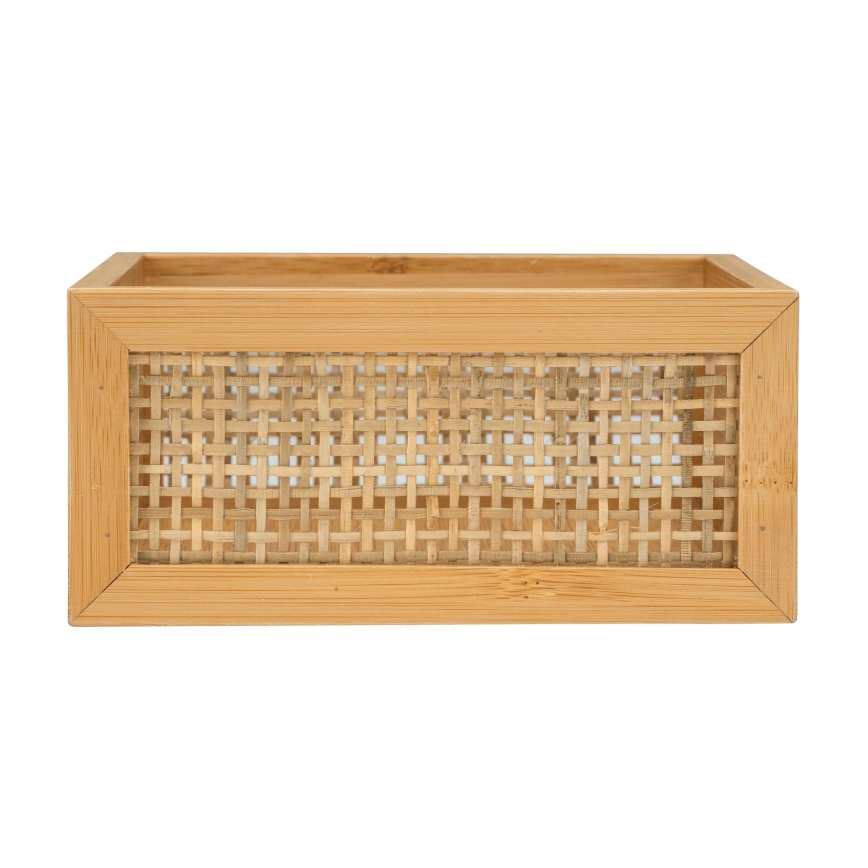 WENKO 25601100 - Zeepbakje voor in bad ALLEGRE 15x7 cm bruin