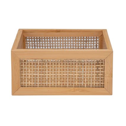 WENKO 25601100 - Zeepbakje voor in bad ALLEGRE 15x7 cm bruin