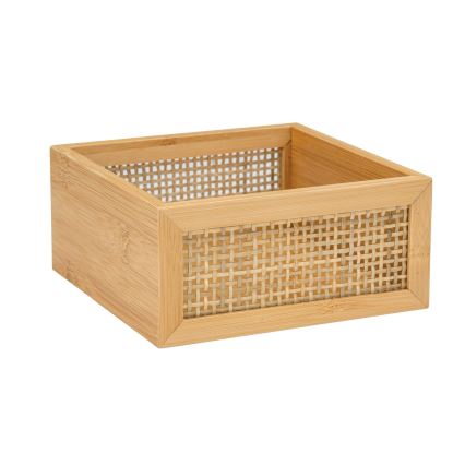 WENKO 25601100 - Zeepbakje voor in bad ALLEGRE 15x7 cm bruin