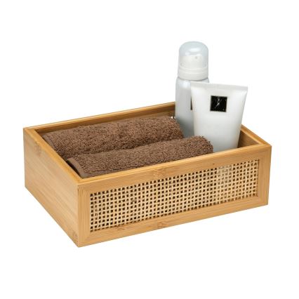 WENKO 25602100 - ALLEGRE badplank voor in bad 22x15 cm bruin