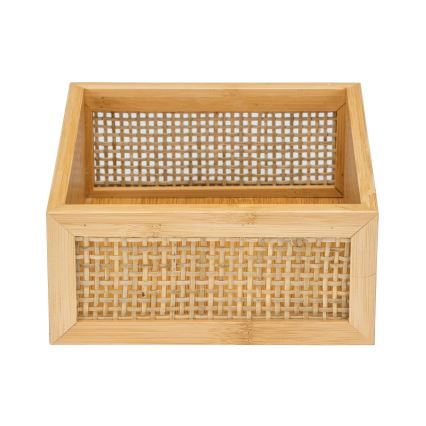 WENKO 25602100 - ALLEGRE badplank voor in bad 22x15 cm bruin