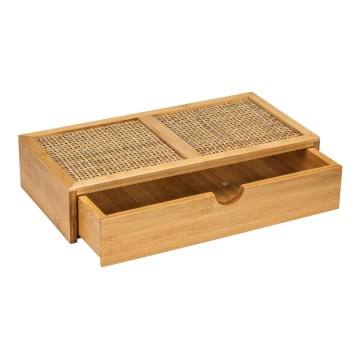 WENKO 25603100 – Organizer ALLEGRE 28x14 cm bruin