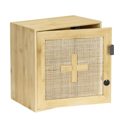 WENKO 25613100 - ALLEGRE opbergkast 30x30 cm bruin