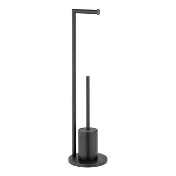 WENKO 25675100 - WC-set FERLA 18x69,5 cm zwart