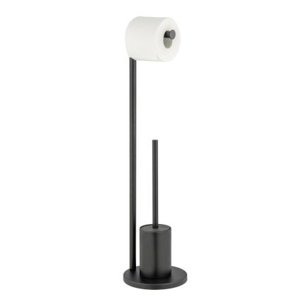 WENKO 25675100 - WC-set FERLA 18x69,5 cm zwart