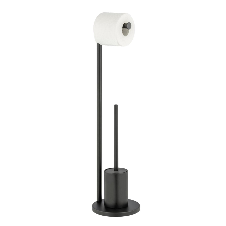 WENKO 25675100 - WC-set FERLA 18x69,5 cm zwart