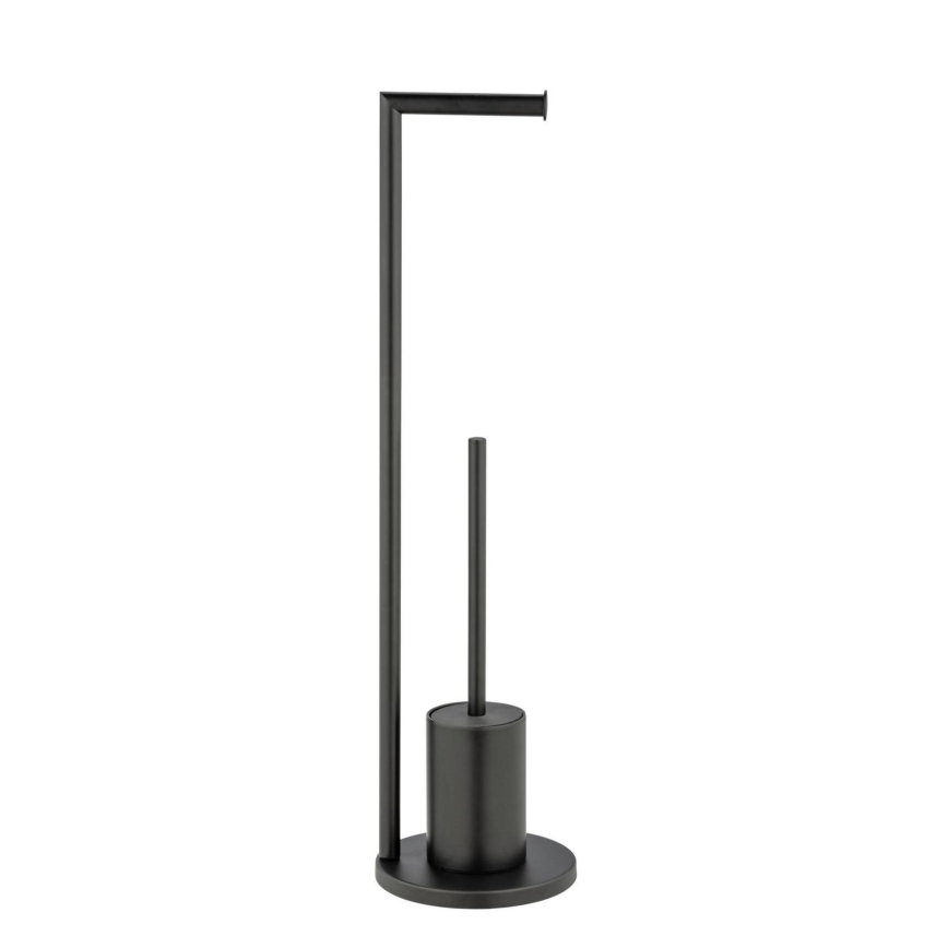WENKO 25675100 - WC-set FERLA 18x69,5 cm zwart