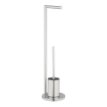WENKO 25676100 - wc-set FERLA 18x69,5 cm RVS/satijn
