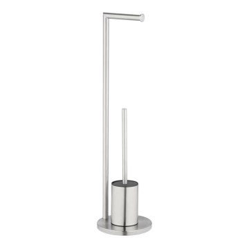 WENKO 25676100 - wc-set FERLA 18x69,5 cm RVS/satijn