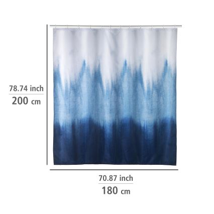 WENKO 25745100 - Douchegordijn ALARA 180x200 cm kleurrijk