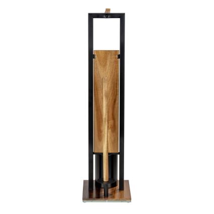 WENKO 25784100 - WC-set RIVALTA 18x70 cm bruin/zwart