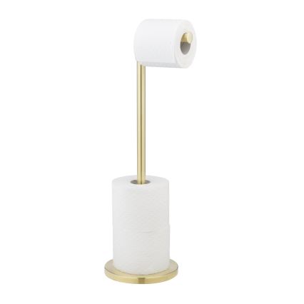 WENKO 25791100 - Toiletrolhouder 21x55 cm goud/zilver