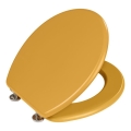 WENKO 25792100 - WC-bril PRIMA 37x41 cm geel/zilver