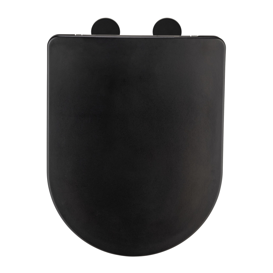 WENKO 26029100 - WC-bril GALATI 46x36 cm zwart