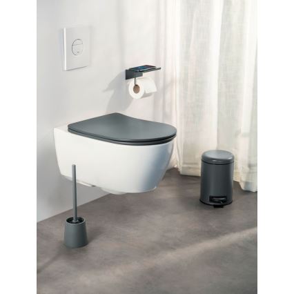 WENKO 26030100 - WC-bril GALATI 46x36 cm antraciet