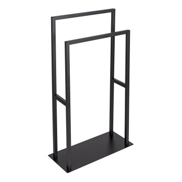 WENKO 26056100 - Handdoekstandaard RIVALTA 46x80 cm RVS/zwart