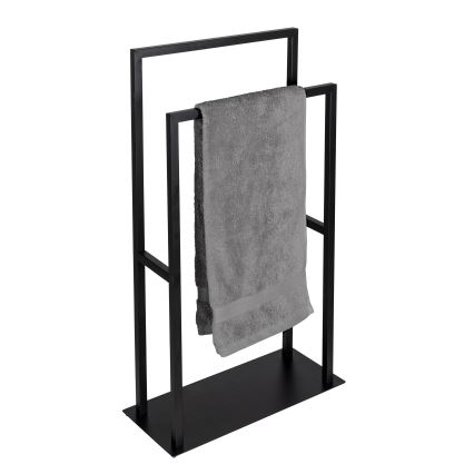 WENKO 26056100 - Handdoekstandaard RIVALTA 46x80 cm RVS/zwart