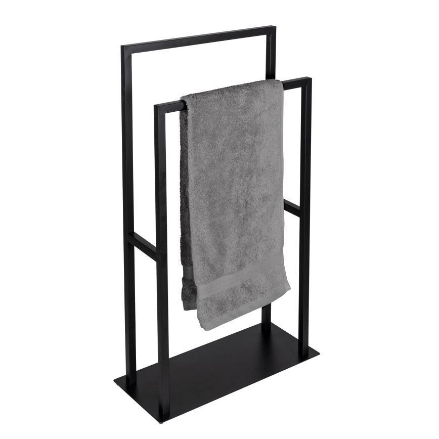WENKO 26056100 - Handdoekstandaard RIVALTA 46x80 cm RVS/zwart