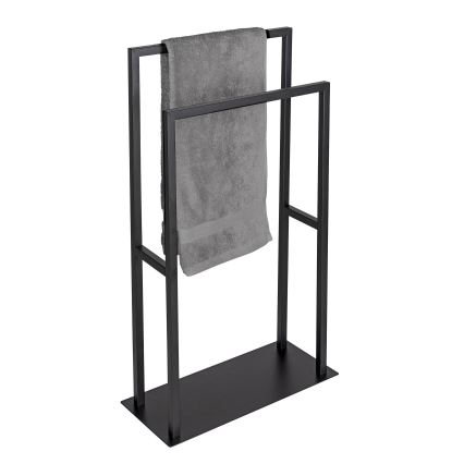 WENKO 26056100 - Handdoekstandaard RIVALTA 46x80 cm RVS/zwart