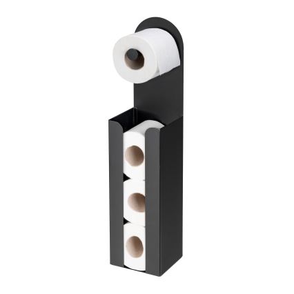 WENKO 26059100 - Rolhouder AGIRA 12x54 cm zwart