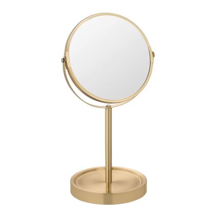 WENKO 26061100 - Spiegel ALATA 18,5x35 cm goudkleurig