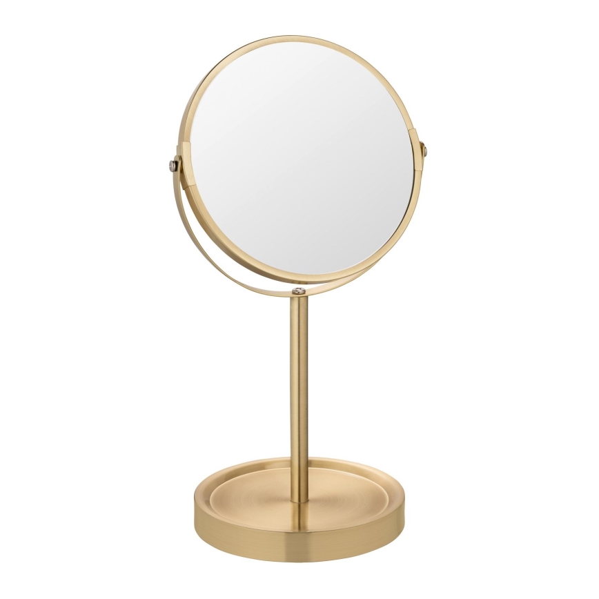 WENKO 26061100 - Spiegel ALATA 18,5x35 cm goudkleurig