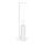 WENKO 26072100 - WC-borstel HELLA 15x69 cm wit