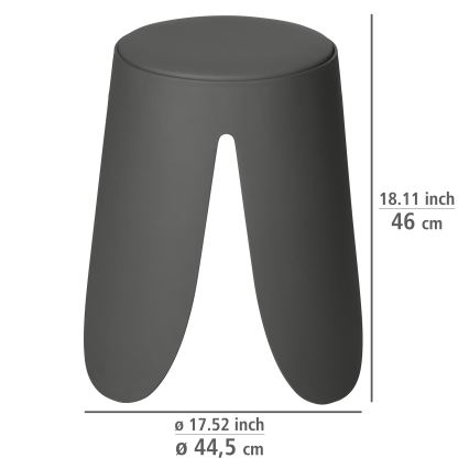 WENKO 26089100 - Kruk COMISO 44,5x46 cm antraciet