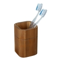 WENKO 26101100 - Tandenborstelhouder SERRO 7,5 x 11 cm, bruin