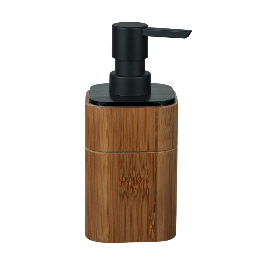 WENKO 26102100 - Zeepdispenser SERRO 7,5x16,5 cm bruin/zwart
