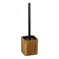 WENKO 26104100 - WC-borstel SERRO 10x37 cm bruin/zwart