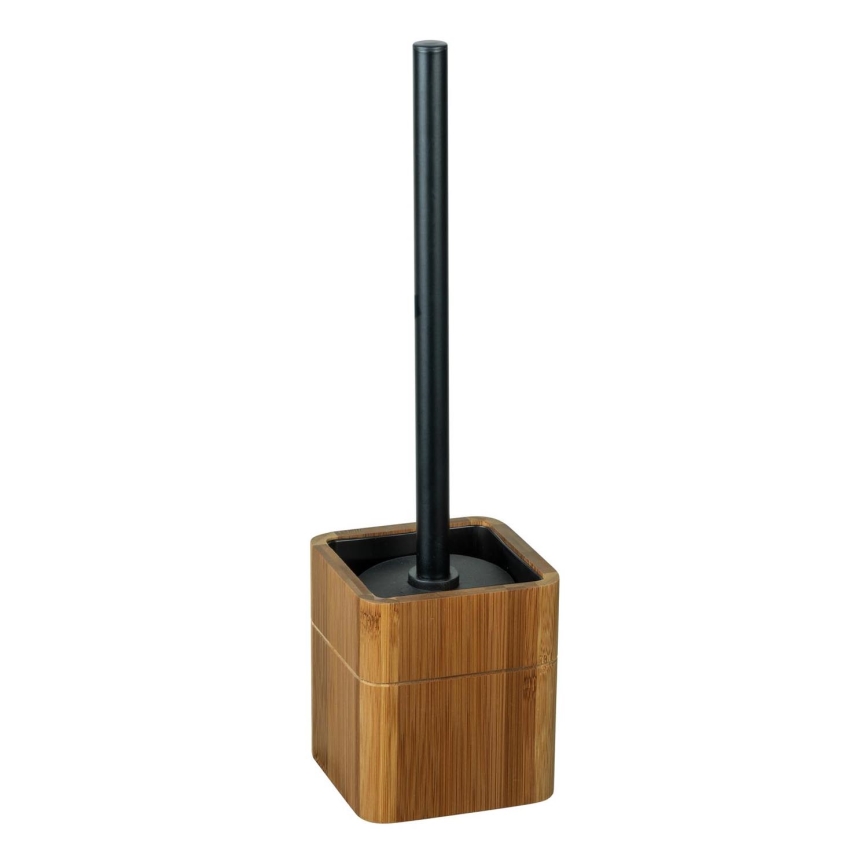 WENKO 26104100 - WC-borstel SERRO 10x37 cm bruin/zwart